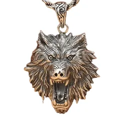 Mặt Dây Chuyền Bạc Thái Nam Lili Jewelry Vua Sói Callahan LILI_076869 Màu Bạc