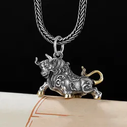 Mặt Dây Chuyền Nam Lili Jewelry Cung Hoàng Đạo Kim Ngưu Desmond LILI_076629 Màu Bạc