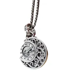 Mặt Dây Chuyền Nam Lili Jewelry Đồng Hồ Ma Thuật Cesar LILI_077892 Màu Bạc