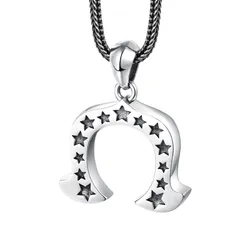 Mặt Dây Chuyền Nam Lili Jewelry Hình Móng Ngựa Yahir LILI_080234 Màu Bạc