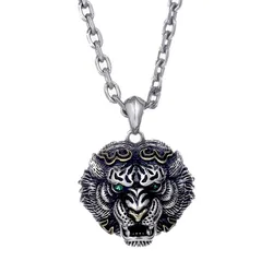 Mặt Dây Chuyền Nam Lili Jewelry Hổ Siberia LILI_073424 Màu Bạc