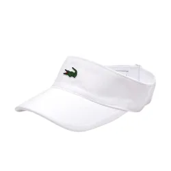 Mũ Lacoste Common Terry Material Sun Visor RK3592 53N 001 Màu Trắng