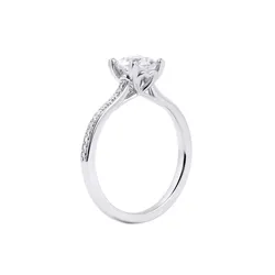 Nhẫn Nữ Morina N5106 Màu Vàng Trắng