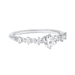Nhẫn Nữ Morina Lumière Ring N1882 Màu Vàng Trắng