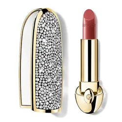 Combo Vỏ Son + Son Guerlain Rouge G Refill Satin 06 Le Rose Brun Màu Hồng Nâu