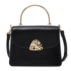 Túi Đeo Chéo Nữ Lyn Alta Top Handle S Handbag - Black LL25CBS029 Màu Đen