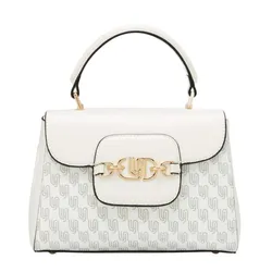 Túi Đeo Chéo Nữ Lyn Neola Infinite Top Handle Handbag - Printed Ivor LL25CBM161 Màu Trắng