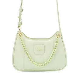 Túi Đeo Chéo Nữ Lyn Patti Saddle LL23CBF148 Crossbody Bag Màu Xanh Nhạt
