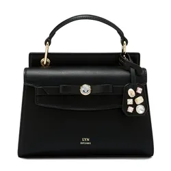 Túi Đeo Chéo Nữ Lyn Re-Edit Crissy Top S Handbag - Black LL25CBS139 Màu Đen
