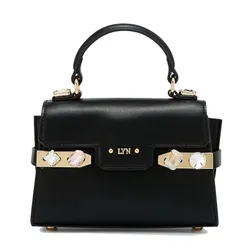 Túi Đeo Chéo Nữ Lyn Re-Edit Grazia Top Xs Handbag - Black