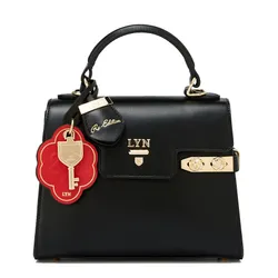 Túi Đeo Chéo Nữ Lyn Re-Edit Lucky Top S Handbag - Black LL25CBS124 Màu Đen