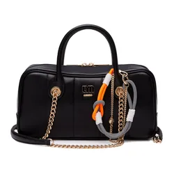 Túi Đeo Chéo Nữ Lyn Viktoria M Handbag - Black LL25CBF206 Màu Đen