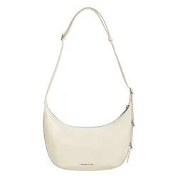 Túi Đeo Vai Nữ Charles & Keith CNK Bryna Metallic Curved Hobo Bag Cream CK2-40782526 Màu Kem