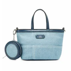 Túi Tote Nữ Lyn Andrea M Tote Bag LL25CBF915 Blue Màu Xanh