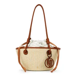 Túi Tote Nữ Lyn Makayla Infinite Basket S Tote Bag LL25CBM147 Tan Màu Nâu Be