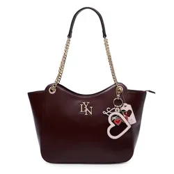 Túi Tote Nữ Lyn Sweet Heart Tote Bag LL25CBF088 Dark Red Màu Đỏ Mận