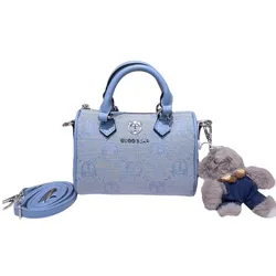 Túi Xách Tay Nữ TTWN BEAR & GUOO GU1212 Màu Xanh Size S