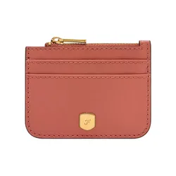Ví Nữ Fossil Lennox Zip Card Case SL10078604 Màu Cam Đất
