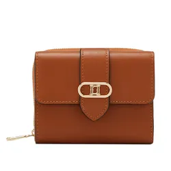 Ví Nữ Lyn Riva Short Wallet Brown LL25CWS004 Màu Nâu