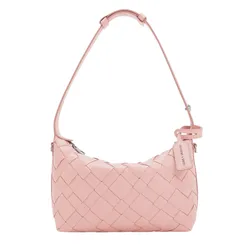 Túi Đeo Vai Nữ Charles & Keith CNK Ivette Woven Shoulder Bag Light Pink CK2-20151510 Màu Hồng