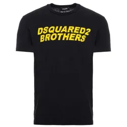 Áo Phông Nam Dsquared2 Sleeved Black Tee Tshirt Màu Đen Size XS
