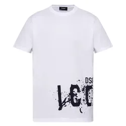Áo Phông Nam Dsquared2 Tshirt And Polos White S79GC0086S23009100 Màu Trắng Size S