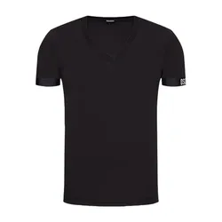 Áo Phông Nam Dsquared2 Underwear Oh Canada Nero Regular Fit D9M913620 00114 Tshirt Màu Đen Size S