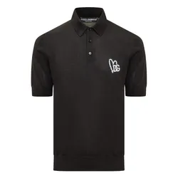 Áo Polo Nam Dolce & Gabbana D&G Love Polo Màu Đen Size 50