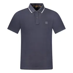 Áo Polo Nam Hugo Boss Slim Fit 50507699PASSERTIP_BL404 Màu Xanh Than Size XL