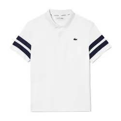 Áo Polo Nam Lacoste Ultra-Dry Colourblock Tennis Polo Shirt DH7352 522 Màu Trắng Size XS
