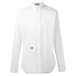 Áo Sơ Mi Nam Dior Shirt With Bee White 433C529B1581 Màu Trắng Size 38