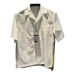 Áo Sơ Mi Nam Versace Short Sleeve 1A10593 5W060 Màu Trắng Size 48