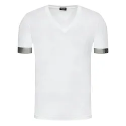 Áo Thun Nam Dsquared2 Underwear Oh Canada D9M913620.10014 Biały Regular Fit TShirt Màu Trắng Size S