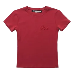 Áo Thun Nữ Badblood Beyond Soft Short Sleeve - Red W-TEE24-082 Tshirt Màu Đỏ Size S