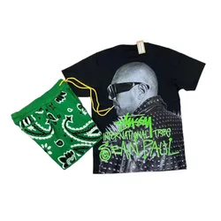 Bộ Quần Áo Cộc Tay Nam Nike x MNML Basketball Màu Xanh Phối Đen Size S (Form Âu)