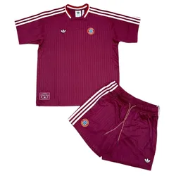 Bộ Thể Thao Adidas Icon Printed Màu Đỏ Size XS (Form Âu)