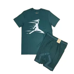 Bộ Thể Thao Nike Jordan Nyomott Màu Xanh Size M
