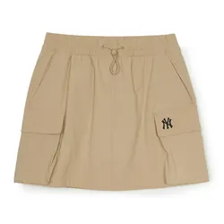 Chân Váy MLB Basic Gorpcore Ripstop Cargo Mini Skirt New York Yankees 3FSKB0153-50SAS Màu Vàng Cát Size S