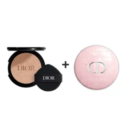 Combo Lõi Phấn Nước + Vỏ Hộp Dior Forever Cushion Pink Cannage Màu Hồng
