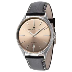 Đồng Hồ Nam Hamilton Jazzmaster Thinline Automatic Watch H38525721 Màu Đen Nâu