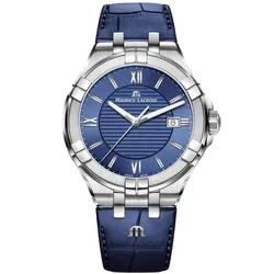 Đồng Hồ Nam Maurice Lacroix Aikon AI1008-SS001-430-1 Màu Xanh Bạc