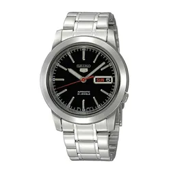 Đồng Hồ Nam Seiko 5 Automatic Black Dial Watch SNKE53K1 Màu Bạc Phối Đen