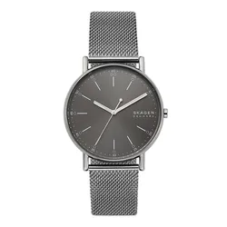 Đồng Hồ Nam Skagen Signatur Gray Steel Mesh Watch SKW6577 Màu Xám
