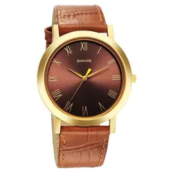 Đồng Hồ Nam Sonata Utsav Quartz Analog Brown Dial Watch 77108YL02 Màu Nâu