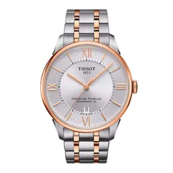 Đồng Hồ Nam Tissot Chemin Des Tourelles Automatic Watch T099.407.22.038.01 Màu Bạc/Vàng Hồng