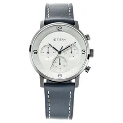 Đồng Hồ Nam Titan Athleisure 90119QP01 Màu Xanh Bạc