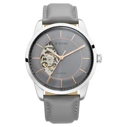 Đồng Hồ Nam Titan Automatic 90126SL01 Màu Xám
