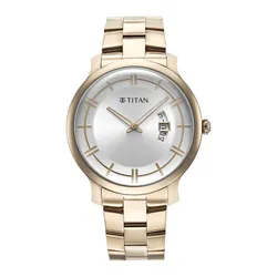 Đồng Hồ Nam Titan Classic Distincta Watch 90170WM01 Màu Vàng Hồng