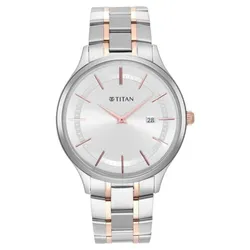 Đồng Hồ Nam Titan Classique Slimline Silver Dial Analog 90142KM01 Màu Bạc