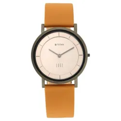 Đồng Hồ Nam Titan Edge 1595 1595QL01 Màu Nâu Be